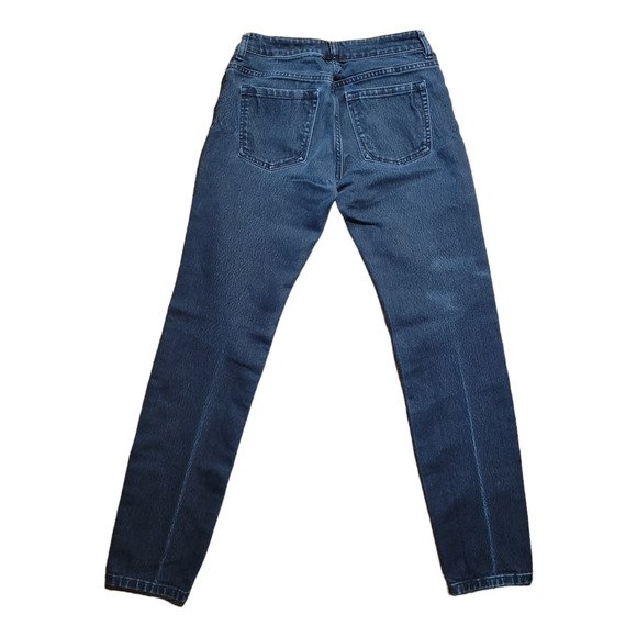 Banana Republic Indigo Denim Jeggings Skinny Stretch Pants 0 Minimalist Capsule - Picture 3 of 9